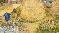 Potret lukisan Vincent Van Gogh ‘Meules de blé’ yang akan dilelang di situs lelang Christie. (dok.christies.com)