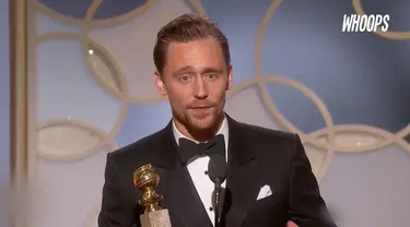 Pada Golden Globe 2017 ini, Tom dinobatkan sebagai Best Actor dalam miniseri The Night Manager.