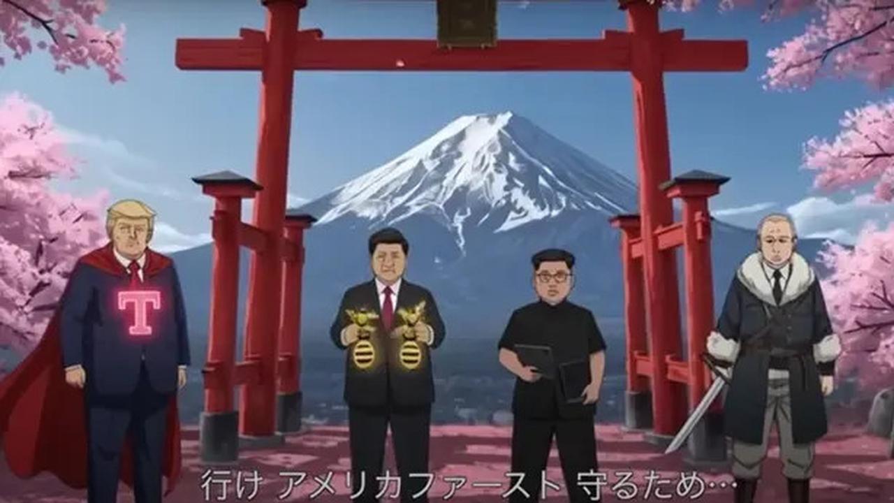 Donald Trump Jadi Pahlawan Anime dalam Lagu dan Video Klip Satir Berjudul Go, Tariff Man Trump!