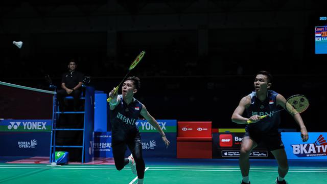 Fajar Alfian/Muhammad Rian Ardianto - Korea Open 2023 - Bulu Tangkis