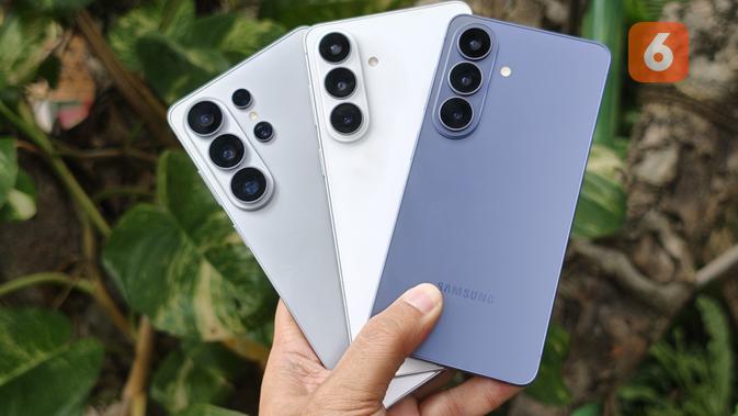Galaxy S26, Galaxy S26 Plus, dan Galaxy S26 Ultra. (Liputan6.com/ Yuslianson)