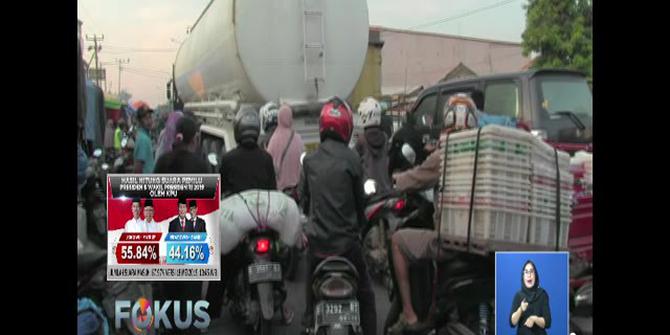 Jelang Arus Mudik Lebaran, Pasar Tumpah di Cirebon Mulai Ditertibkan