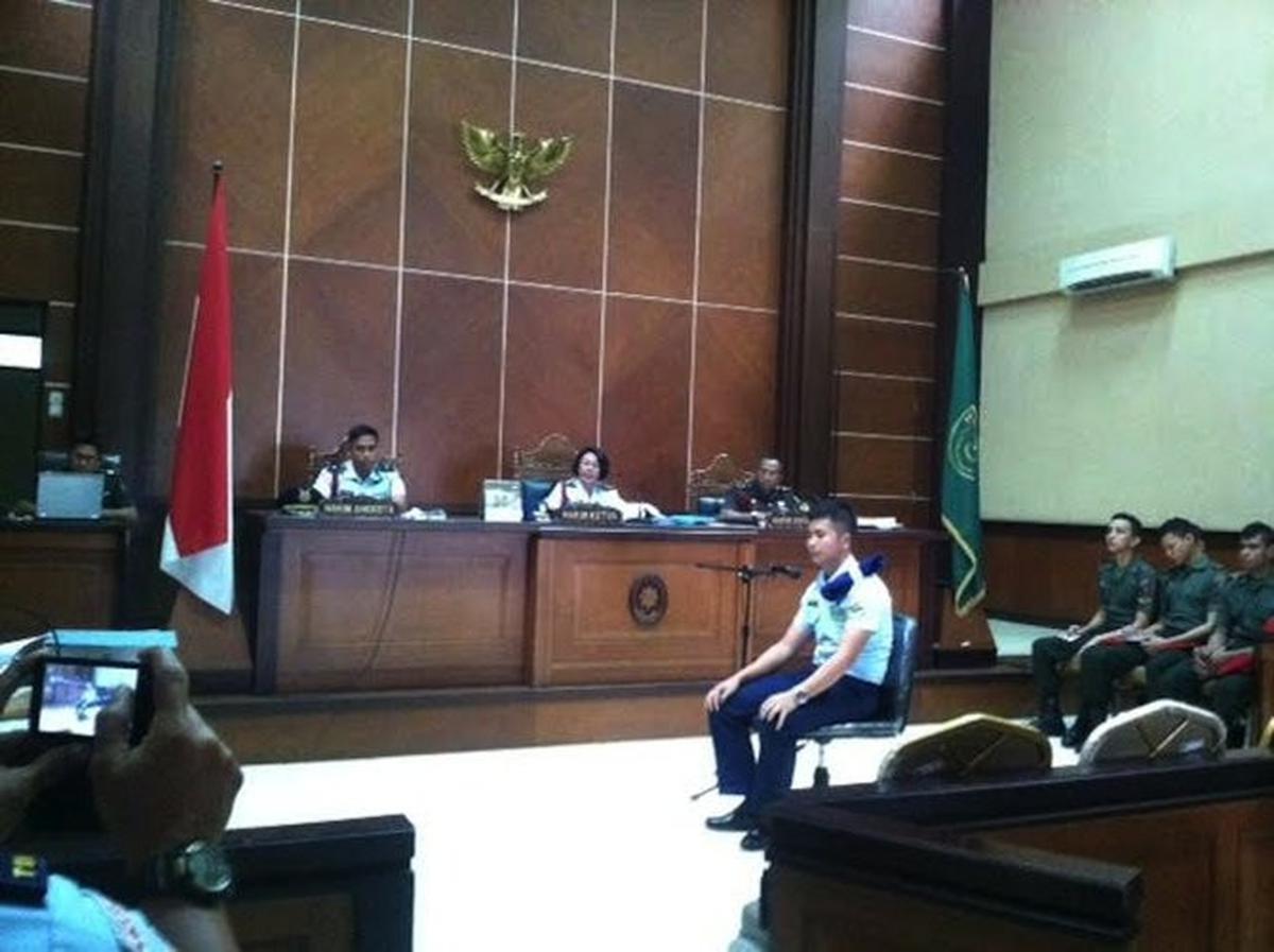 Sidang pengeroyokan anggota TNI AU &copy;2015 merdeka.com/kresna