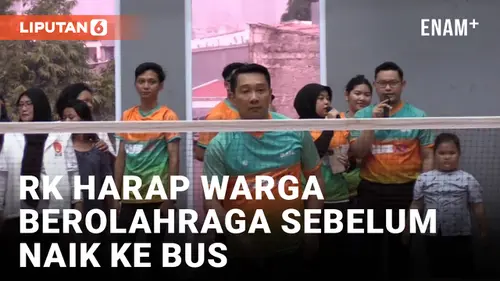 VIDEO: Ridwan Kamil Bakal Bangun Alat Gym di Setiap Halte Bus