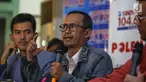 Kepala Biro Komunikasi dan Layanan Masyarakat Kemendikbud Ari Santoso saat memberikan paparan dalam diskusi polemik terkait Ribut-ribut Full Day School di Warung Daun, Jakarta (17/6). (Liputan6.com/Faizal Fanani)