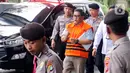 Hasto Kristiyanto menjalani pemeriksaan usai ditahan KPK pada 20 Februari 2025. (Liputan6.com/Herman Zakharia)