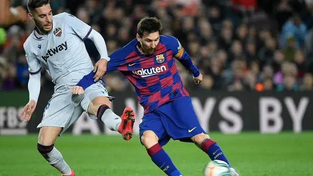 Striker Barcelona, Lionel Messi (LLUIS GENE / AFP)