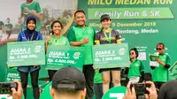 Anjelika Ginting Pecahkan Rekor Waktu Terbaik Individu di MILO Medan Run