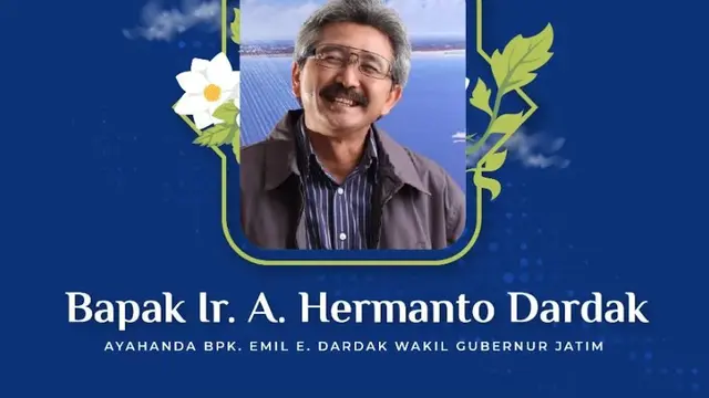 Ayah mertua Arumi Bachsin, Hermanto Dardak, meninggal dunia. (Foto: Dok. Instagram @khofifah.ip)