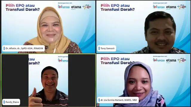 Pasien Gagal Ginjal Kronik yang Mengalami Anemia Tidak Dianjurkan Melakukan Transfusi Darah, tapi Dianjurkan Melakukan Terapi ESA karena Dianggap Lebih Aman
