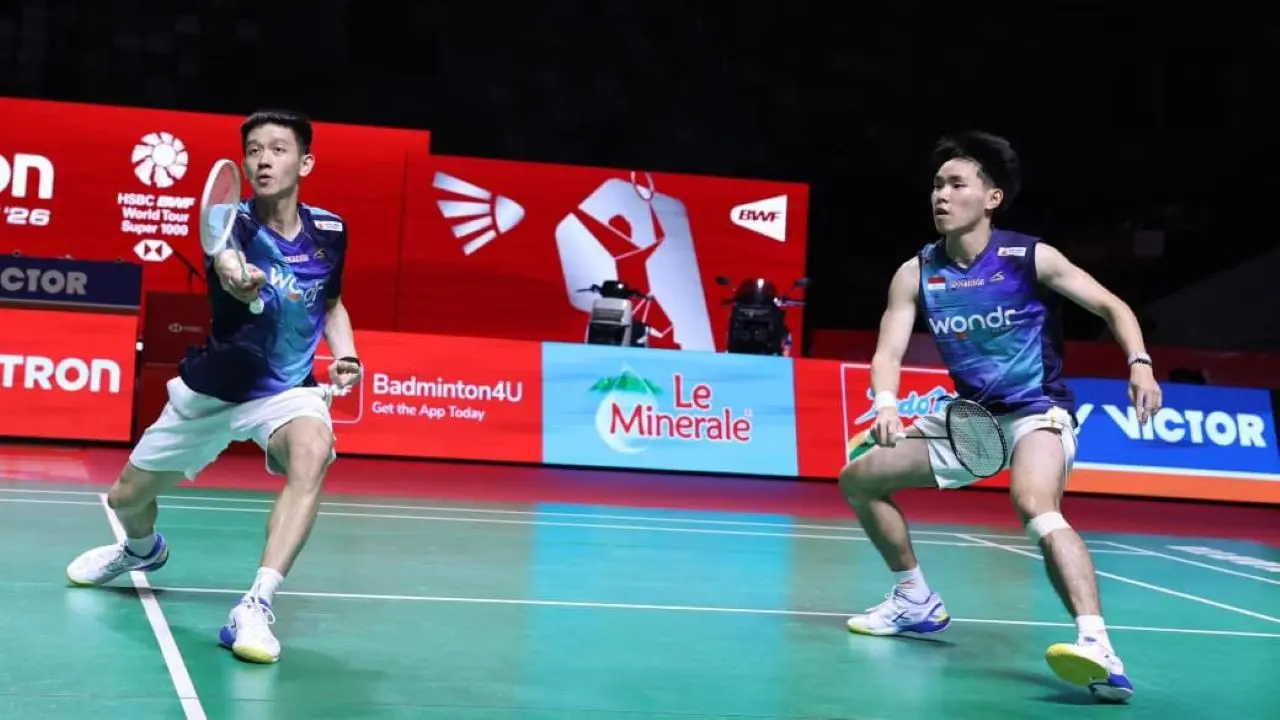 Raymond Indra/Nikolaus Joaquin, Polytron Indonesia Open 2026