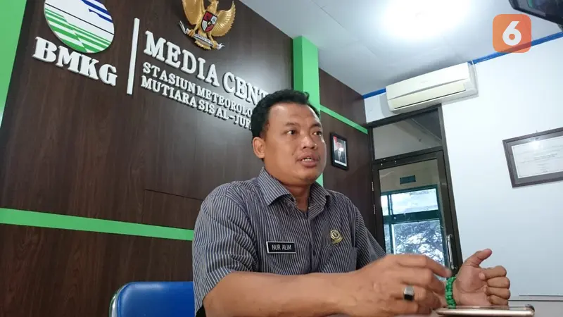 Kepala BMKG Stasiun Meteorologi Palu, Nur Alim