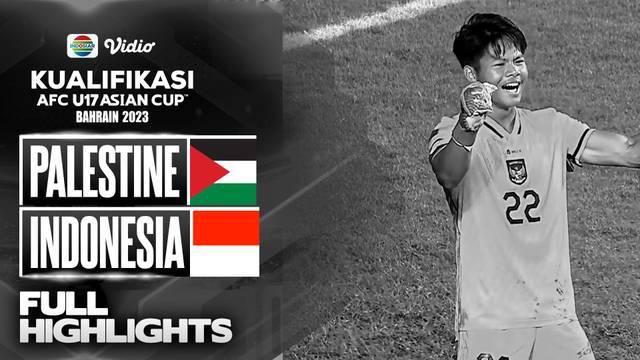 Berita Video, Timnas Indonesia U-17 Raih Kemenangan Kontra Palestina di Babak Kualifikasi Piala Asia U-17 pada Sabtu (7/10/2022)