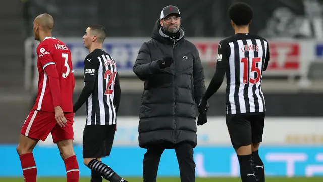 Foto Liga Inggris: Liverpool Tertahan 0-0 oleh Newcastle United di St James'Park