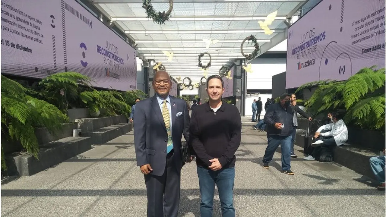 CEO TV Azteca dalam pertemuan bersama Duta Besar RI Mexico City, Cheppy T. Wartono