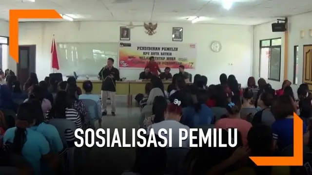 KPU Kota Batam berusaha memaksimalkan jumlah suara pemilih dengan melakukan sosialisasi di lokalisasi PSK.