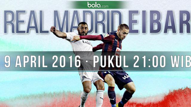 Real Madrid vs Eibar (Bola.com/Samsul Hadi)
