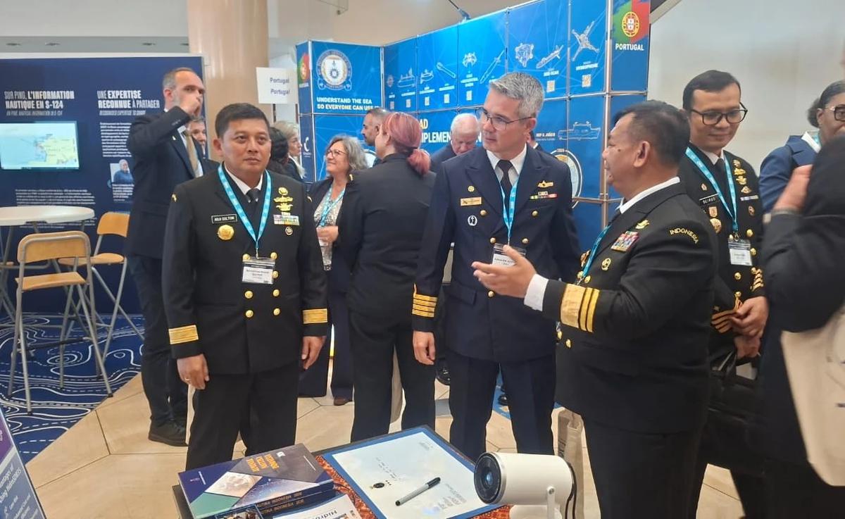 FOTO: Pushidrosal TNI AL Perkuat Peran Indonesia dalam Forum Hidrografi Dunia di Monaco