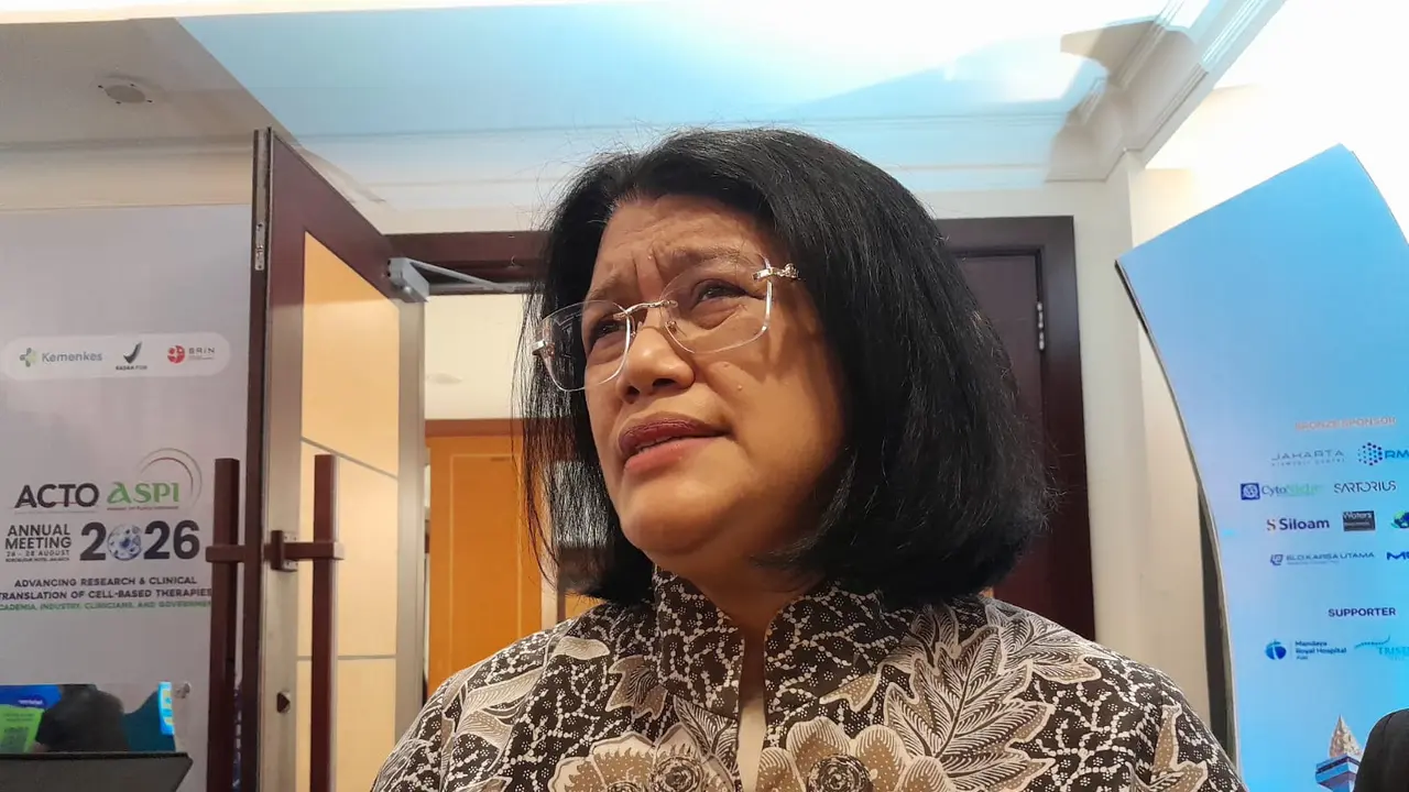 Direktur Jenderal Farmasi dan Alat Kesehatan Kementerian Kesehatan (Kemenkes), Lucia Rizka Andalusia, bicara soal stok obat untuk korban gempa NTT. (Foto: Liputan6.com/Benedikta Desideria)