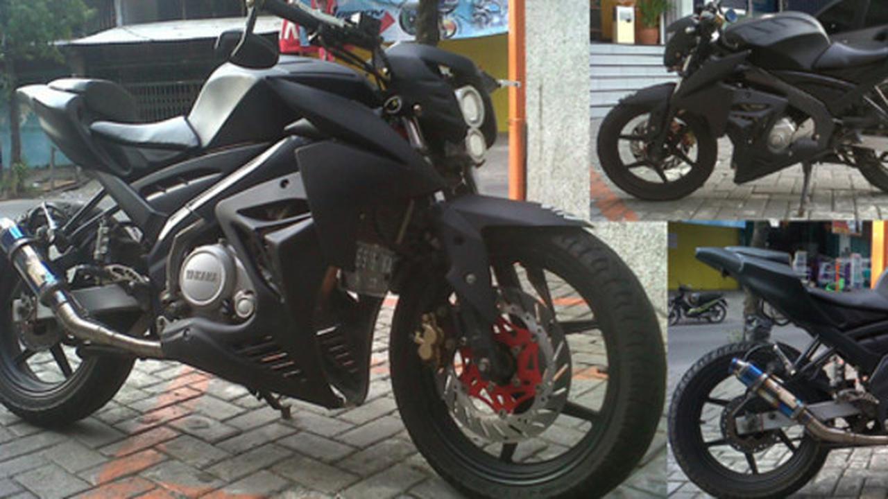 Modifikasi Yamaha Vixion Street Fighter (Foto: Re N Be)