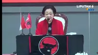 Ketum PDI Perjuangan Megawati Soekarnoputri menyampaikan pidato politik di acara HUT ke-51 PDIP, Lenteng Agung, Jakarta Selatan. (Foto: tangkapan layar Youtube)