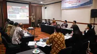 Gubernur Jawa Tengah Ganjar Pranowo menghadiri presentasi uji publik keterbukaan informasi tingkat nasional tahun 2022.(Ist)