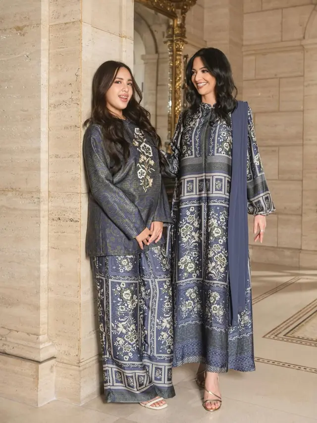 Twin Look Ibu-Anak di Pemotretan Baju Lebaran 2026, Gaya Nia Ramadhani dan Mikhayla Bakrie Curi Atensi