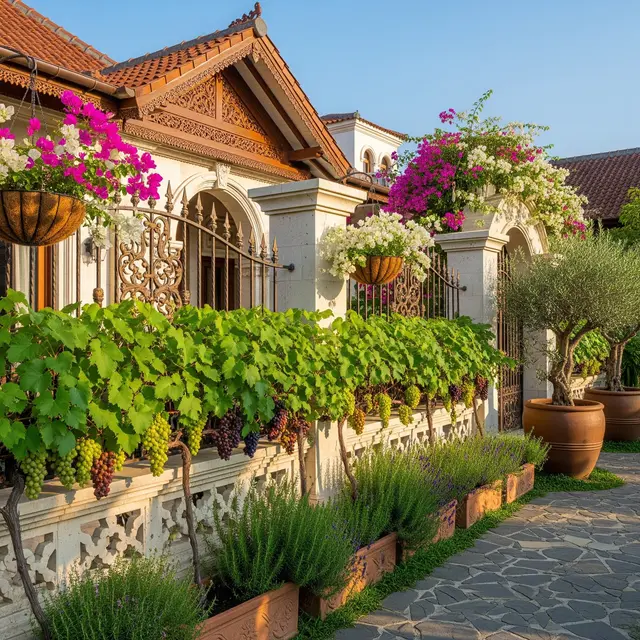 Inspirasi Kebun Anggur Rambat di Pagar Rumah yang Estetik dan Produktif