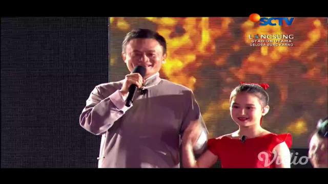 Jack Ma di penutupan Asian Games 2018