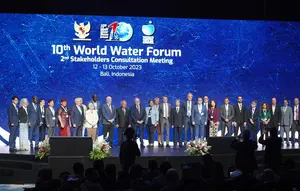 Acara The 10th World Water Forum (WWF) pada pada 18--24 Mei 2024 di Bali.