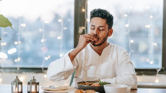 Ilustrasi Muslim, puasa, buka puasa, sahur