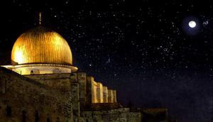 Ilustrasi Isra Miraj. (via. islamicity.org)