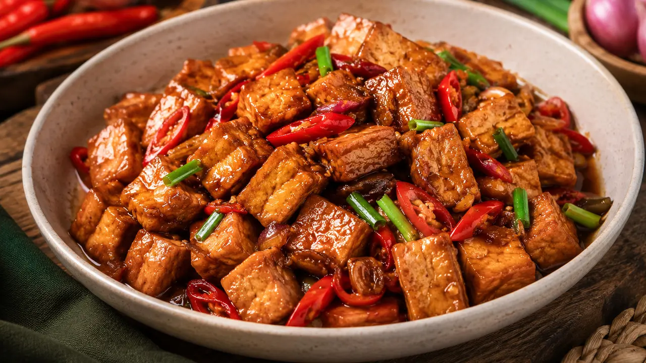 Resep Tumis Tahu Kecap Pedas