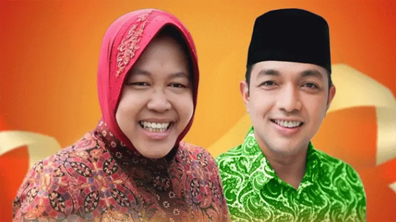 Risma-Gus Hans maju Pilkada Jatim 2024. (Foto: PDIP Jatim)