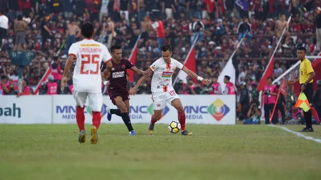 Leg Kedua final Piala Indonesia antara PSM Vs Persija di Stadion Andi Mattalatta Mattoangin, Selasa (6/8/2018).