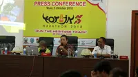 Jumpa pers Toraja Marathon 2018 di Makassar, Jumat (5/10/2018). (Bola.com/Abdi Satria)