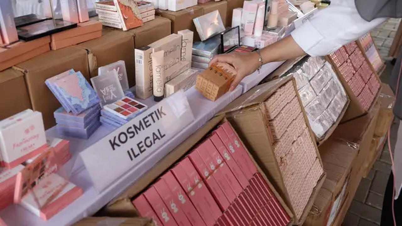 Skincare Impor Ilegal Senilai Belasan Miliar Berhasil Diamankan BPOM RI