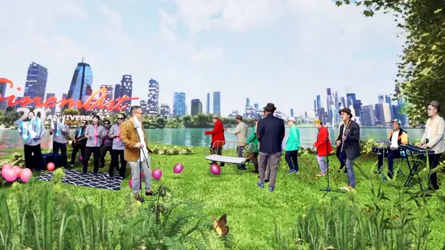 VOSP Voice of SinemArt People nyanyikan Selamat Ulang Tahun spesial perayaan HUT ke-20 (Foto: YouTube SinemArt)