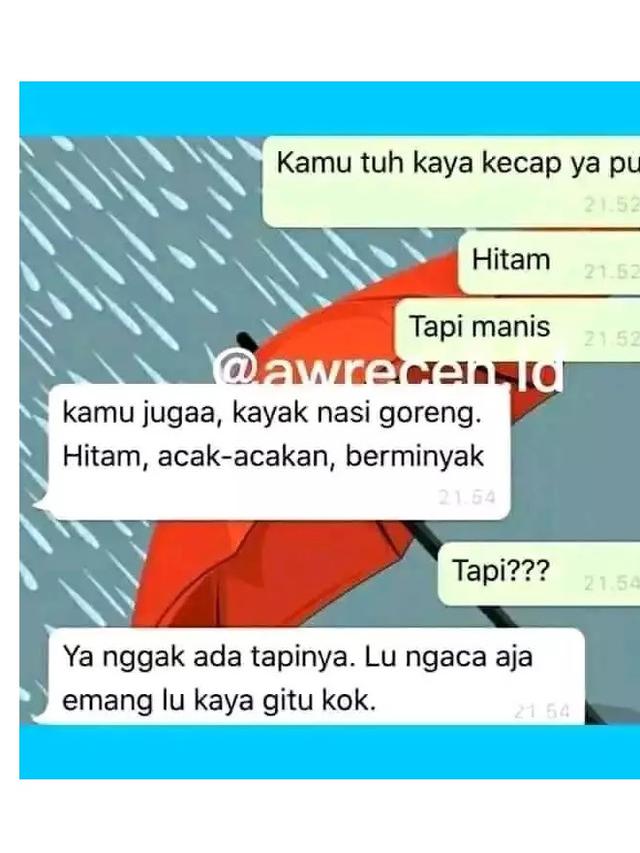 6 Chat Gagal Gombal Ini Kocak Banget, Balasan Penuh Plot Twist