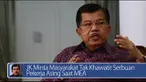Daily TopNews hari ini akan menyajikan berita seputar JK minta masyarakat tak khawatir serbuan pekerja asing saat MEA dan waspada, main game terlalu lama berisiko alami bekukan darah. Saksikan video selengkapnya di sini
