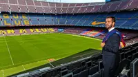 Miralem Pjanic resmi diperkenalkan sebagai pemain Barcelona pada Selasa (15/9/2020). (dok. Barcelona)