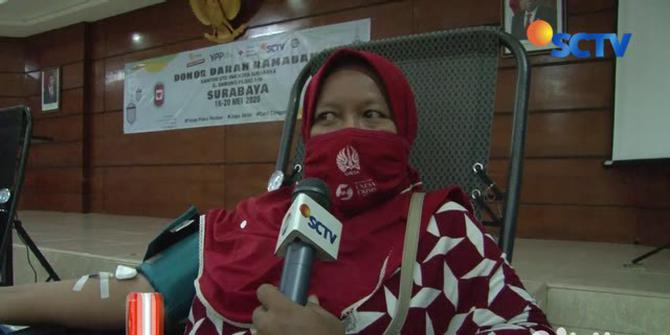 VIDEO: Antusias Warga Ikut Donor Darah PMI Surabaya di Acara Amal YPP SCTV Indosiar