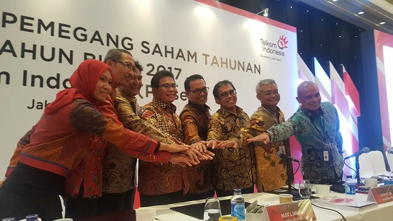 Rapat Umum Pemegang Saham Tahunan (RUPST) PT Telkom Tbk. (Dok Merdeka.com)