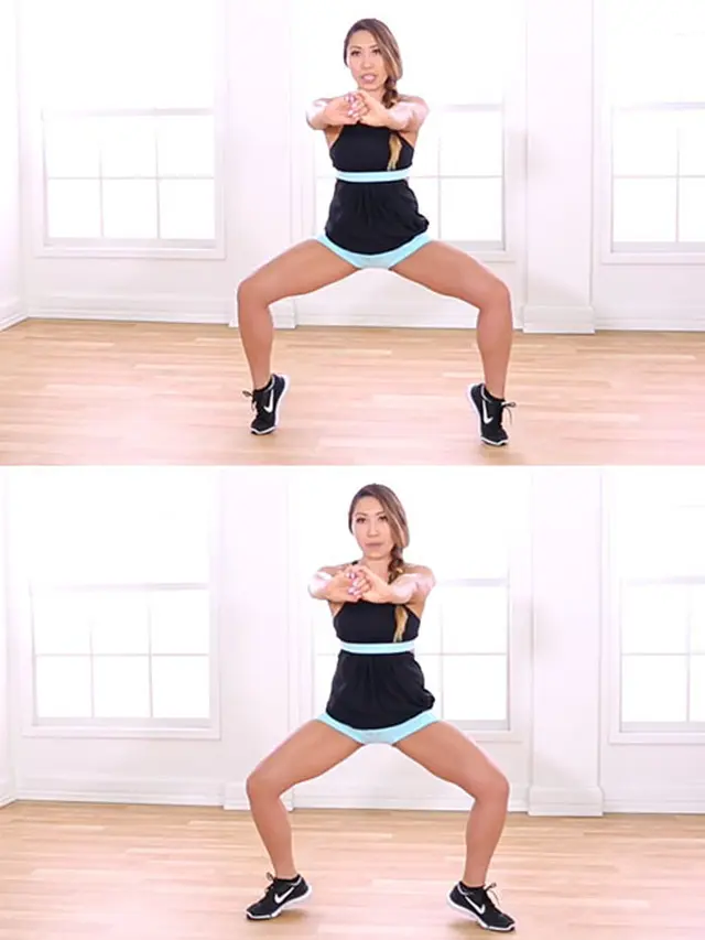 Plie Calf Raises