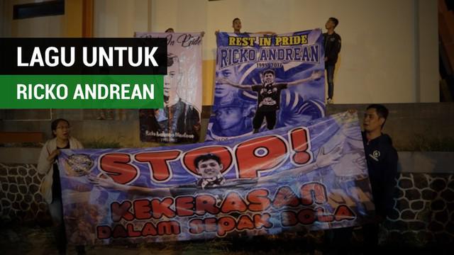 Berita video lagu dari Bobotoh, suporter Persib Bandung, untuk mendiang Ricko Andrean. Seperti apa lagu tersebut?