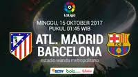 La Liga 2017 Atletico Madrid Vs Barcelona (Bola.com/Adreanus Titus)