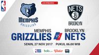 Memphis Grizzlies Vs Brooklyn Nets_2 (Bola.com/Adreanus Titus)