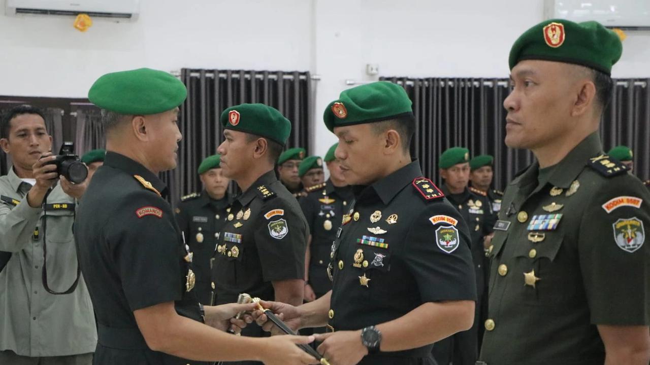 Letkol Inf Michael Ronald Resmi Menjabat Dandim
