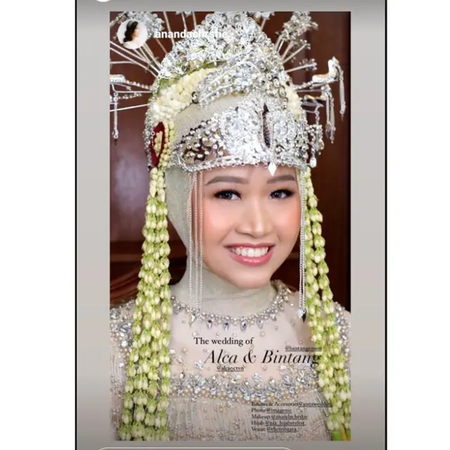 Pakai Adat Betawi, Ini 6 Potret Detail Penampilan Alca Octaviani Istri Bintang Emon