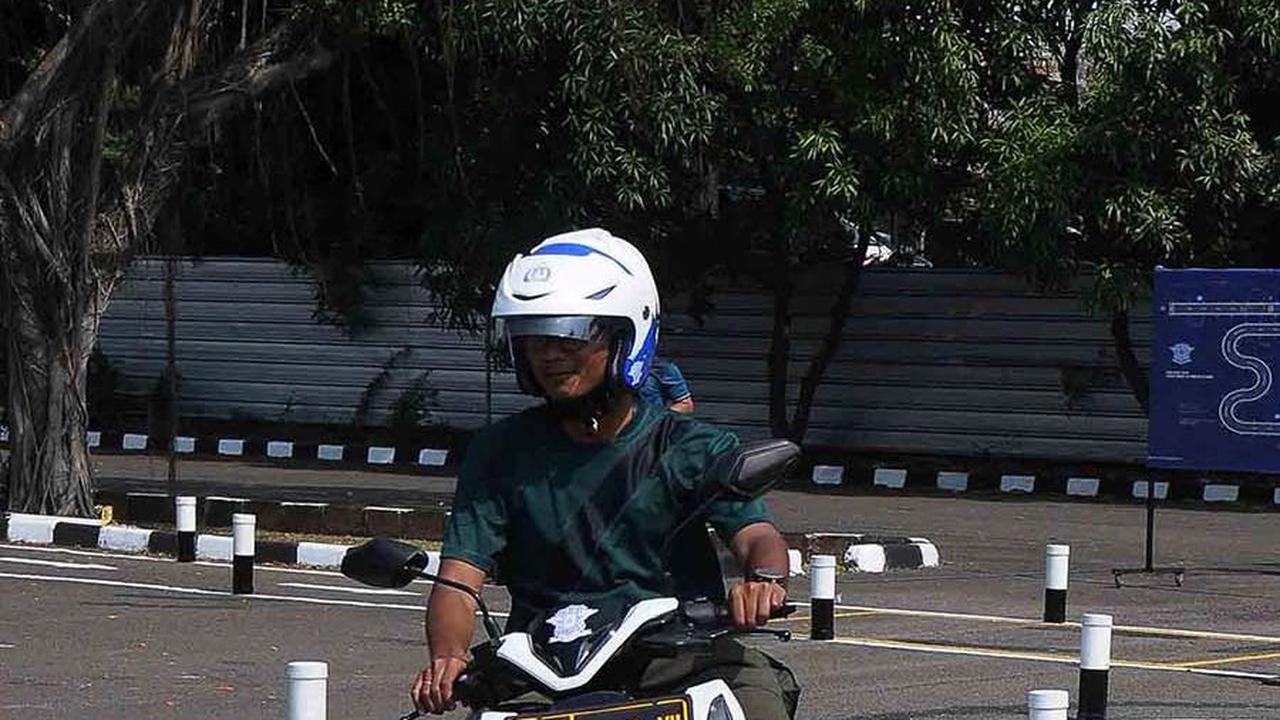 FOTO: Ini Penampakan Lintasan Baru Ujian SIM C Tanpa Jalur Zig-Zag dan Angka 8, Jadi Lebih Mudah?